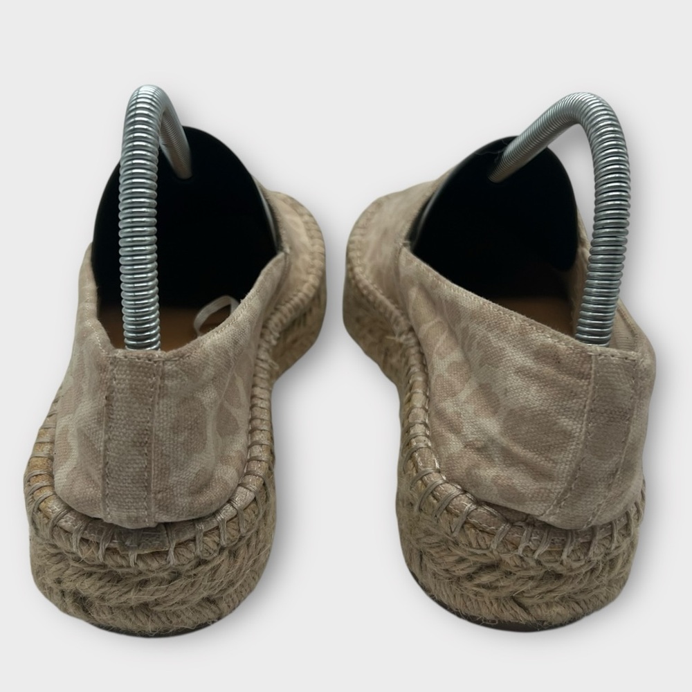 Splendid Women's Laney Slip On Shoe Size 9.5 Platform‎ Espadrille Tan Leopard - Picture 4 of 6